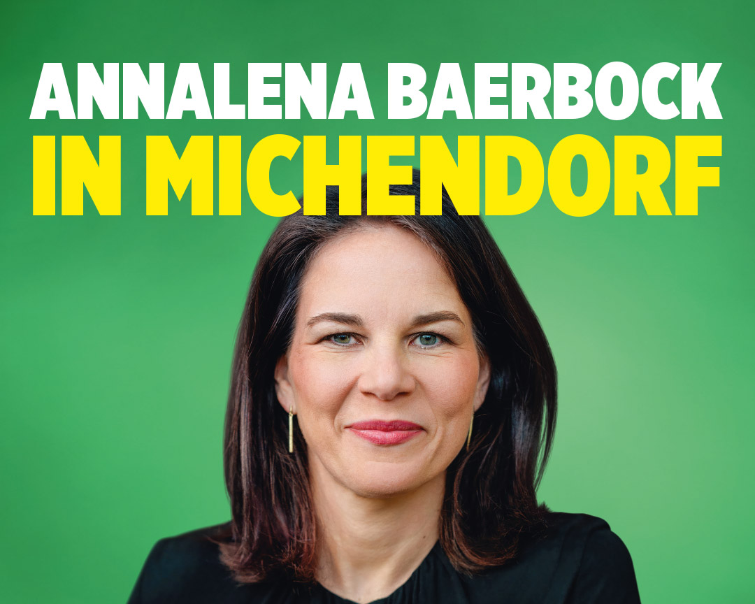 Annalena Baerbock in Michendorf
